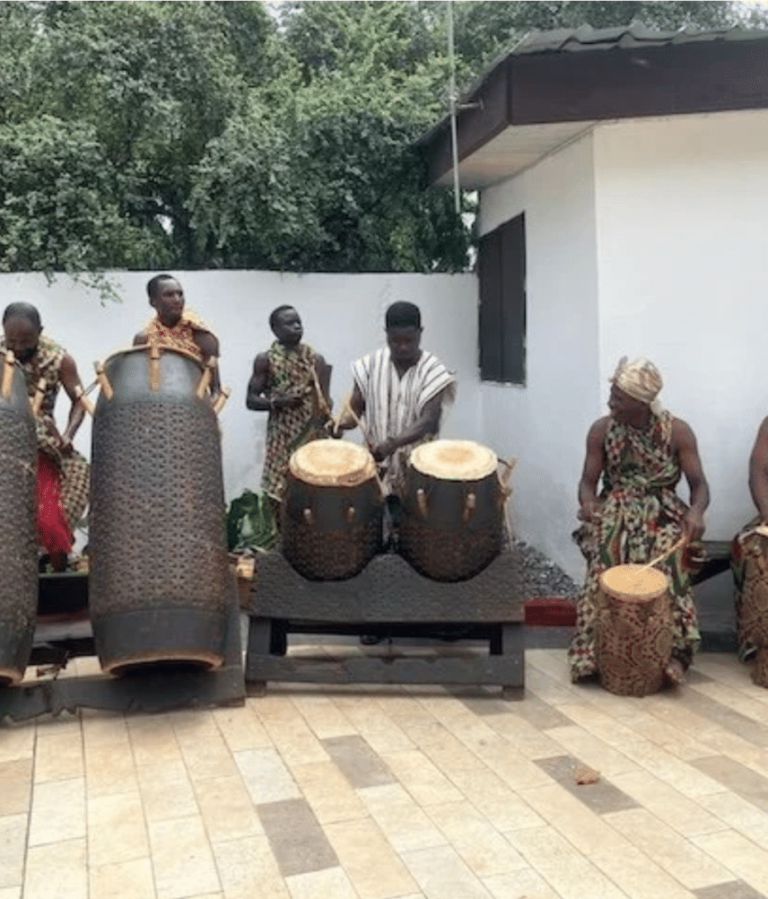 A picture of Fontonfrom drummers in Ghana